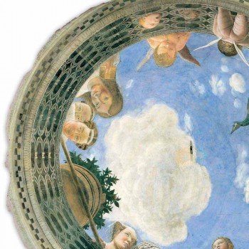 Andrea Mantegna Fresco &quot;Oculus met Cherubs en Dame met uitzicht op&quot;