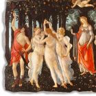 Fresco handgemaakte Botticelli&#39;s &quot;Allegorie van de Lente&quot; Viadurini