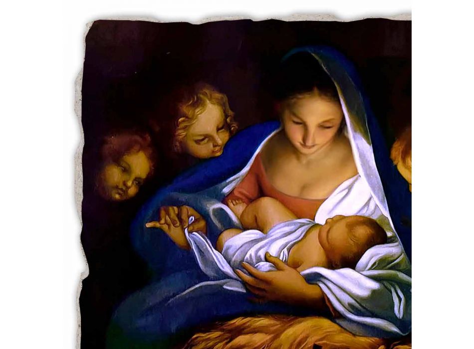 Fresco handgemaakte Italiaanse Carlo Maratta &quot;Geboorte van Christus&quot; in 1650