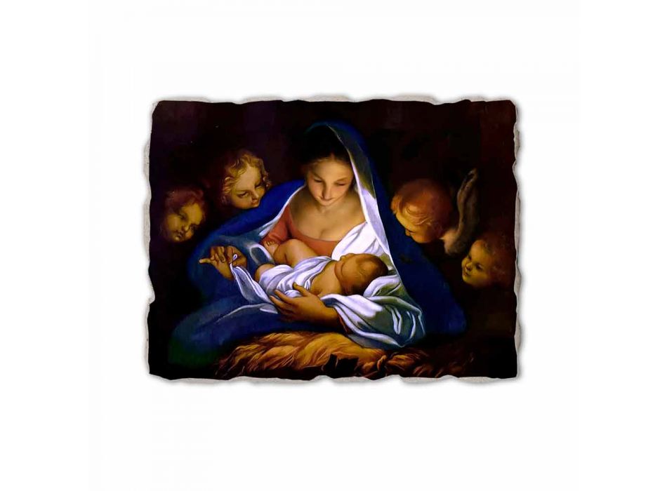 Fresco handgemaakte Italiaanse Carlo Maratta &quot;Geboorte van Christus&quot; in 1650