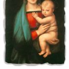 Fresco Italian-en-klare Raffaello Sanzio &quot;Madonna del Granduca&quot; Viadurini