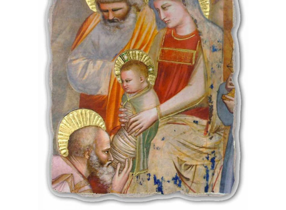 Giotto fresco &quot;Aanbidding der Wijzen&quot; handgemaakt in Italië