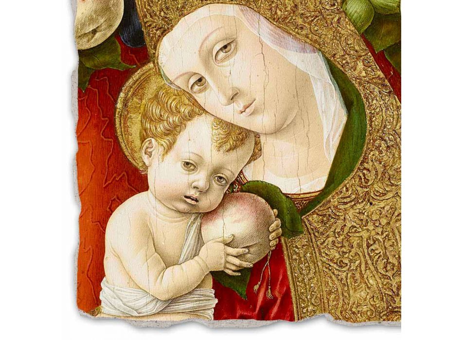 Grote Fresco Carlo Crivelli &quot;Madonna Lochis&quot; 1475
