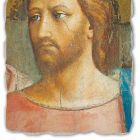 Fresco grote handgemaakte Italiaanse Masaccio &quot;The Tribute&quot; Viadurini