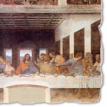 Grote Fresco handgemaakte Leonardo da Vinci&#39;s &quot;Laatste Avondmaal&quot;