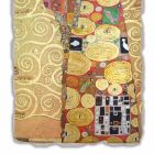 Grote Fresco gedaan in Italië Gustav Klimt &quot;De omhelzing&quot; Viadurini