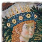Great Fresco Gozzoli &quot;De optocht van de Koningen met Koning Belshazzar&quot; Viadurini