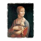 Fresco grote Leonardo da Vinci &quot;Dame met de hermelijn&quot; Viadurini