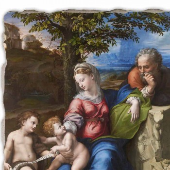 Grote Fresco R. Sanzio &quot;Heilige Familie onder de Eiken&quot;