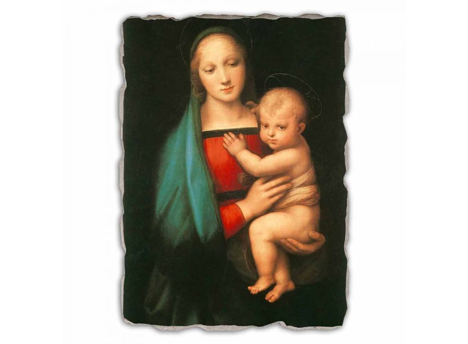 Grote Fresco Raffaello Sanzio &quot;Madonna del Granduca&quot; Viadurini