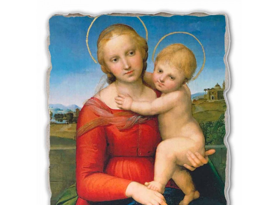 Fresco grote Raffaello Sanzio &quot;Kleine Cowper Madonna&quot; in 1505