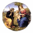 Fresco grote Raffaello Sanzio &quot;Heilige Familie met Palm Tree&quot; Viadurini