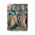 Fresco Perugino &quot;Lord of the Angels, Profeten en Sibillen&quot; deel.