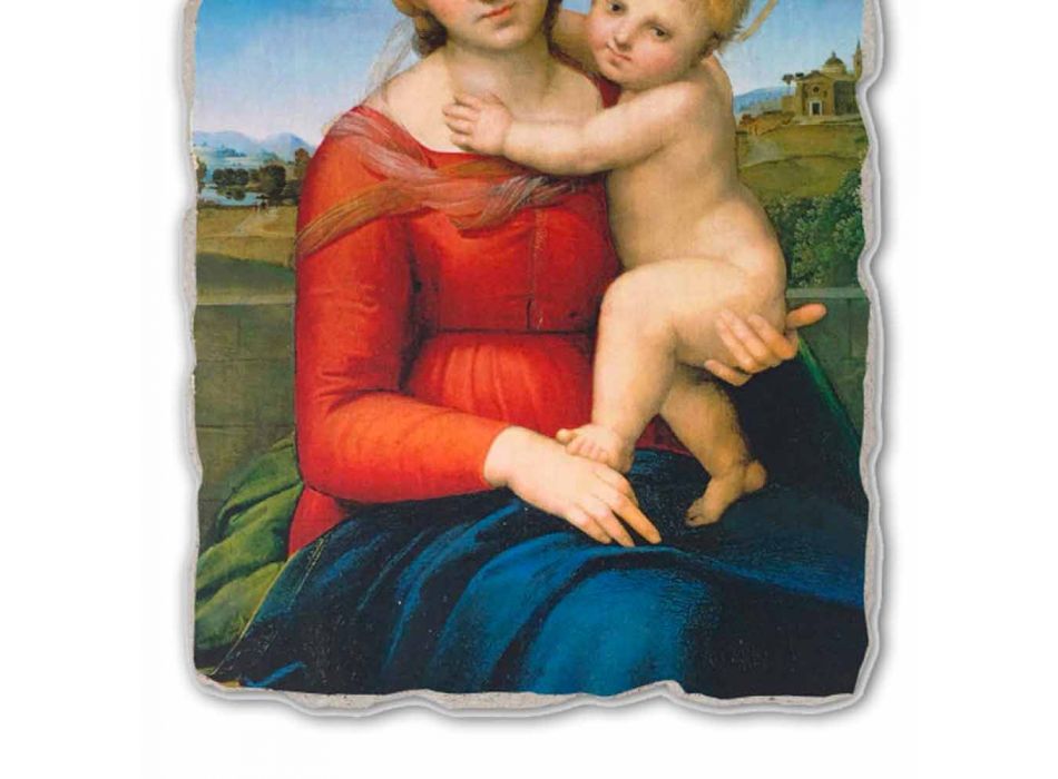 Fresco Raffaello Sanzio &quot;Kleine Cowper Madonna&quot; in 1505 Viadurini