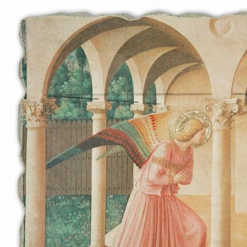 Beato Angelico Fresco reproductie &quot;Aankondiging&quot; handgemaakte
