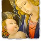 Fresco spelen Botticelli &quot;Madonna van het Boek&quot; Viadurini