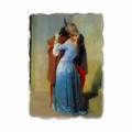 Fresco reproductie handgemaakt in Italië Hayez The Kiss