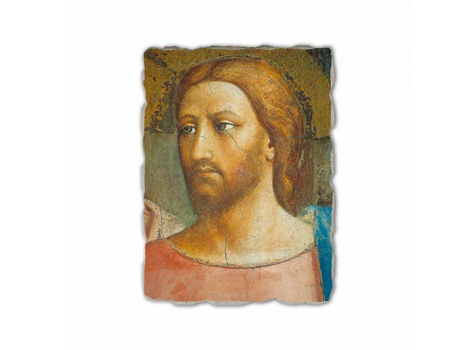 Fresco reproductie handgemaakte Masaccio &quot;The hulde&quot; Viadurini