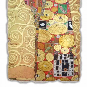 Fresco reproductie made in Italy Gustav Klimt &quot;De omhelzing&quot;