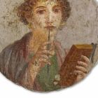 Roman Fresco groot toneelstuk &quot;The Poet&quot; Viadurini