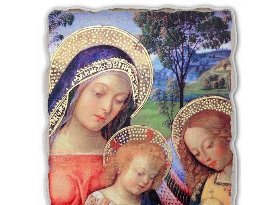 Fresco Pinturicchio spelen &quot;Lieve Vrouw van Vrede&quot; deel.