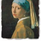 Fresco spelen Vermeer &quot;Meisje met een Tulband&quot; 1665 Viadurini