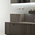 Modern design aanrechtblad vierkante stenen wastafel - Farartlav1