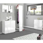 Design kapstok in wit hout, leisteen of beton - Fjona Viadurini