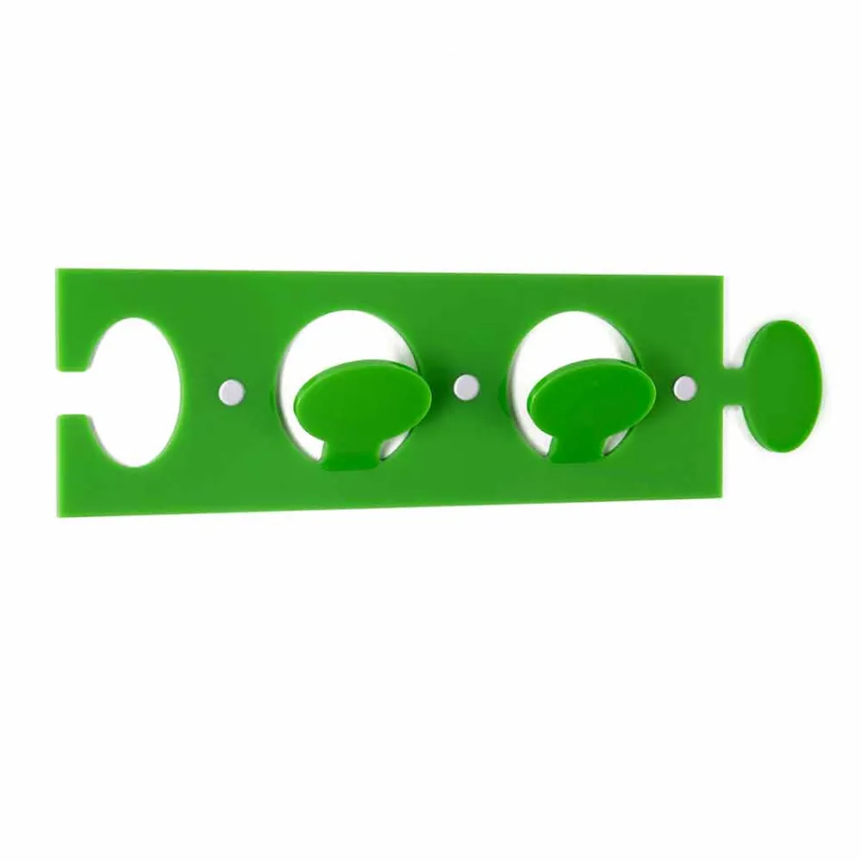 Gekleurde Wandhanger in Plexiglas Dubbel Design 3 Stuks - Fratack Viadurini