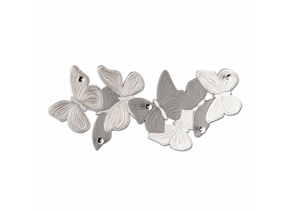 Muurhanger met design vlinders 5pomelli made in Italy Brice Viadurini
