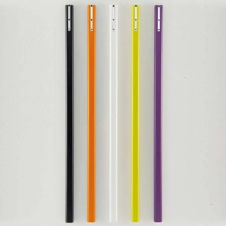 Wandkleerhanger in gelakt Mdf met dubbele haak Made in Italy - Mercury Viadurini