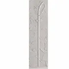 Metalen wandkleerhanger met 2 haken en ledlamp Made in Italy - Osmio Viadurini