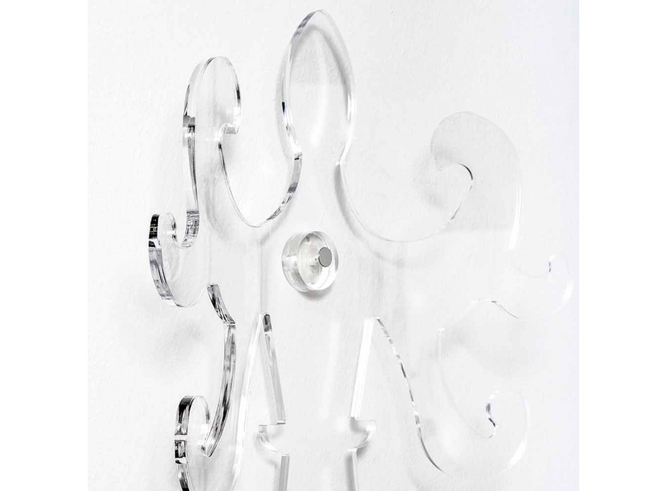 Design kleerhanger in transparant of gerookt plexiglas - Baden Viadurini