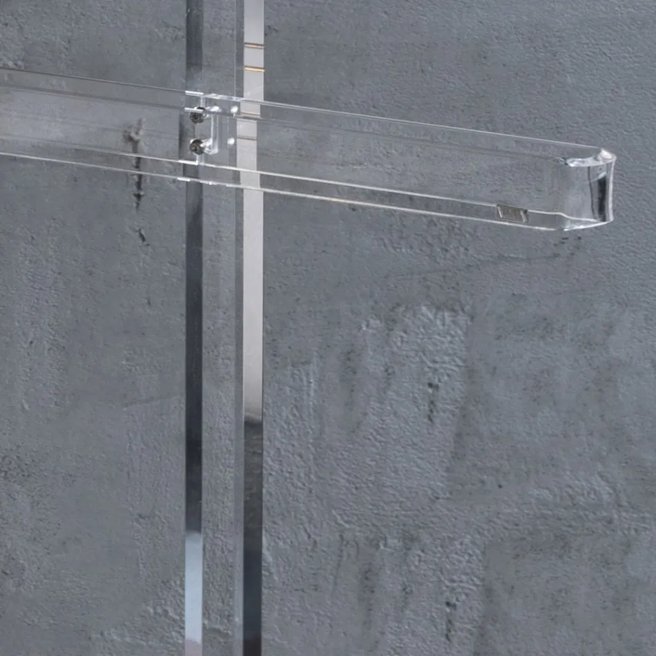 Essentiële kapstok van transparant acrylkristal - Ginergo Viadurini