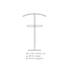 Essentiële kapstok van transparant acrylkristal - Ginergo Viadurini