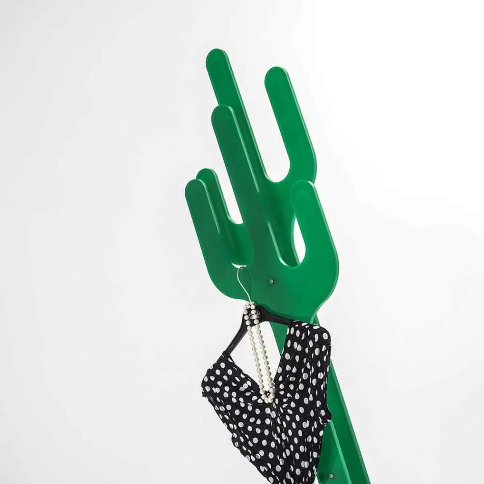 Kapstok Green Cactus modern design, made in Italy Viadurini