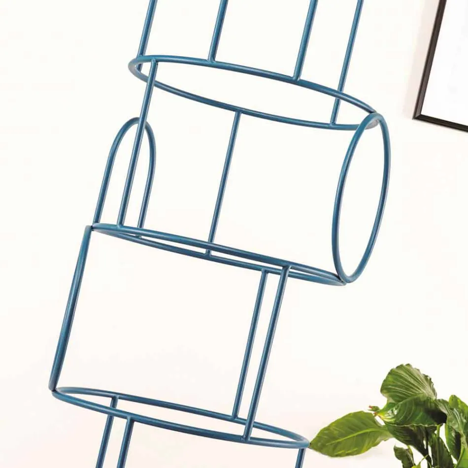 Design kapstok van gekleurd staal Made in Italy - Vituzzo Viadurini