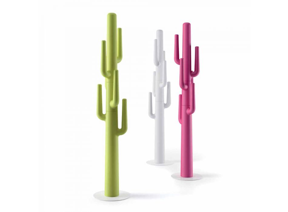 Design kapstok in gekleurd polyethyleen Made in Italy - Zastor Viadurini