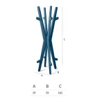 Gekleurde kapstok van polyethyleen Made in Italy - Betty Viadurini