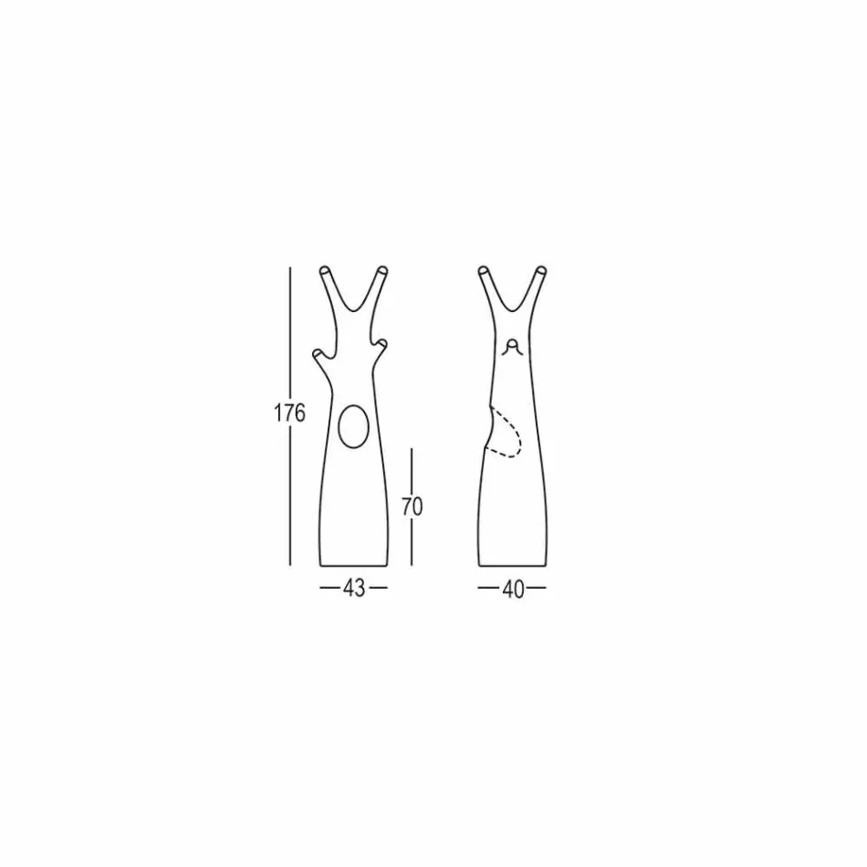 Boomkapstok in polyethyleen design Made in Italy - Oldia Viadurini