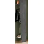 Schuine design kapstok in glanzend wit hout of leisteen - Joris Viadurini