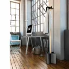 Coat paraplubak in beuken naturel en polypropyleen Nurri Viadurini