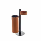 Modern design lederen hanger in Made in Italy leer - Adelfo Viadurini