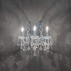 3 lichts Artisan glazen wandlamp van Venetië Made in Italy - Florentine Viadurini