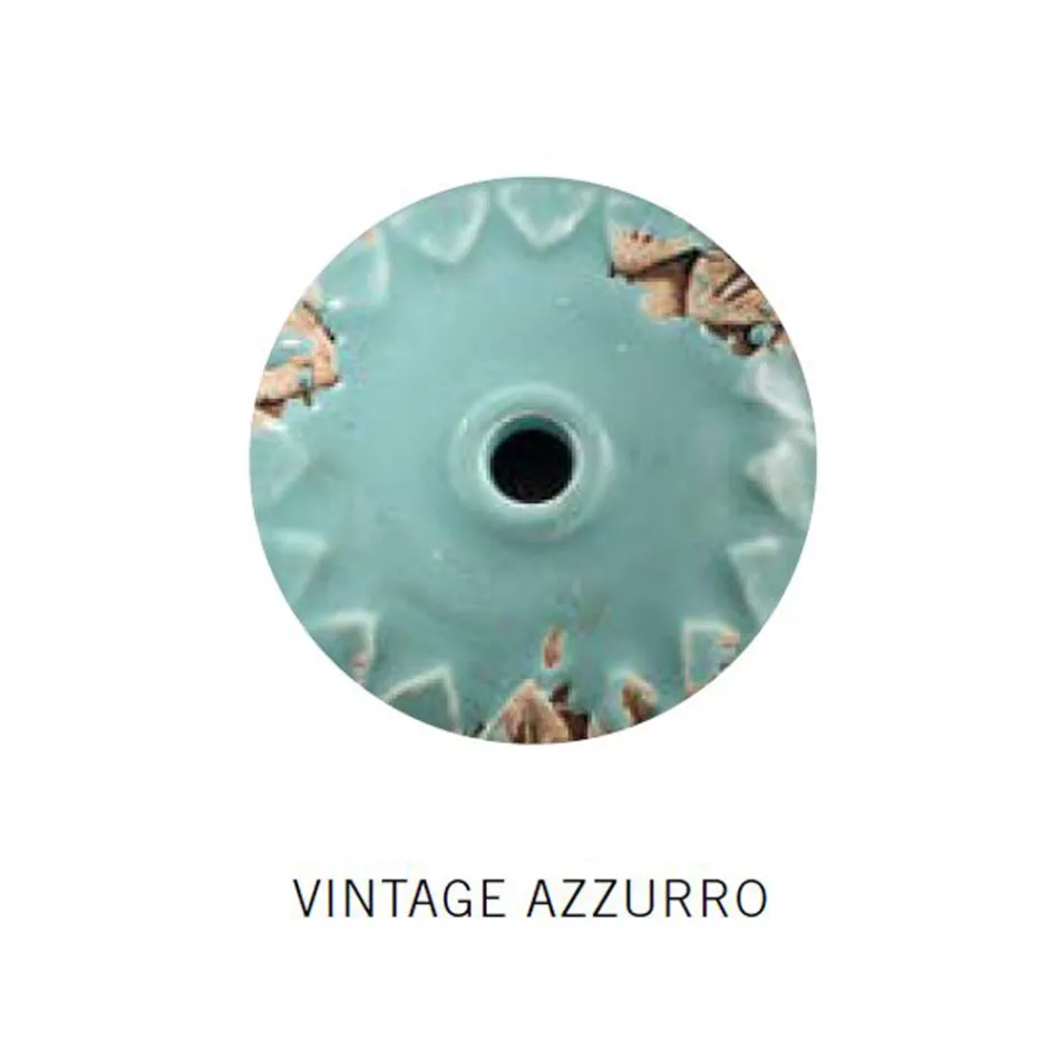 Wandlamp met 3 industriële ambachtelijke schijnwerpers van ijzer en keramiek - Loft Viadurini