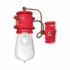 Applique spotlight stedelijke stijl handgemaakte keramische Beth Ferroluce Viadurini