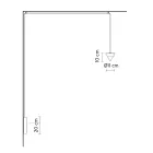 Wandlamp in zwart aluminium en kegel Geweldig minimalistisch design - Mercado Viadurini