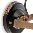 Wandapplique spot in keramiek, glas en metaal verschillende afwerkingen Joy Ferroluce Viadurini