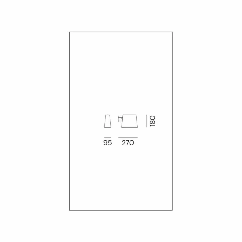 Buitenwandlamp in antiek bruin metaal - Saint Tropez van Il Fanale Viadurini