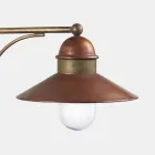 Vintage buitenwandlamp in messing, koper en glas - Borgo van Il Fanale Viadurini